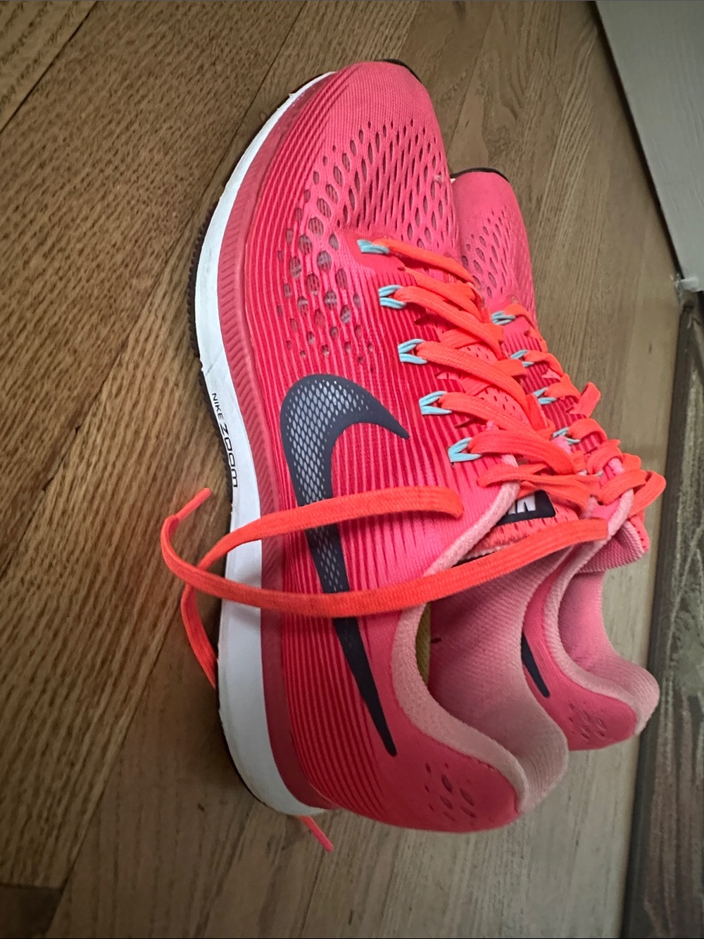 Nike Women’s Athletic Sneakers in Bright Coral Pink - Picture 2 of 5
